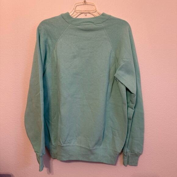 Vintage 90s Funny Sweatshirt Crewneck Santa Fe Hot Peppers Fuego Baseball Size L - Picture 3 of 7